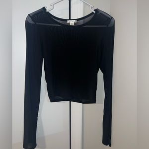 COPY - Black Mesh Long Sleeve